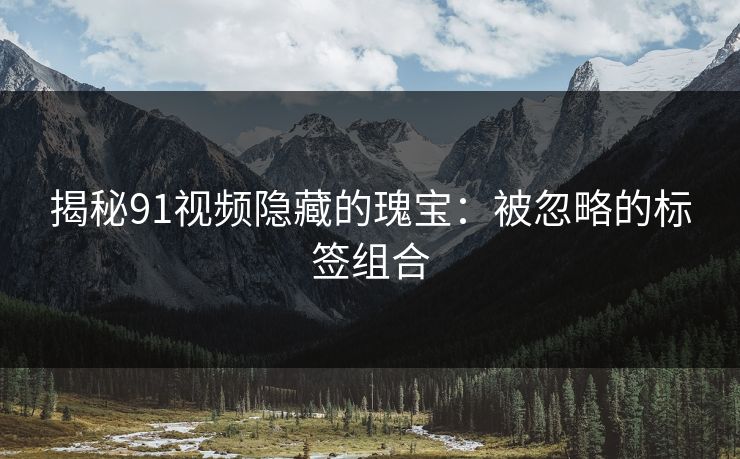 揭秘91视频隐藏的瑰宝：被忽略的标签组合